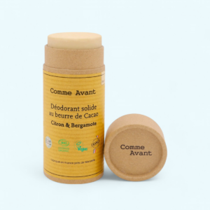 Déodorant solide au beurre de cacao - Citron & Bergamote