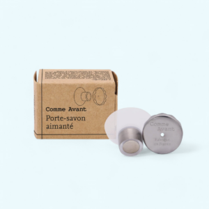 Porte-savon aimanté en acier inoxydable