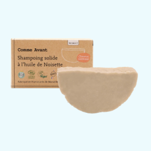 Shampoing solide à l'huile de noisette