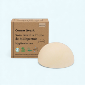 Soin lavant intime solide à l’huile de Millepertuis